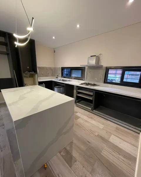 Mesada en Silestone Calacatta Classic, cuarzo